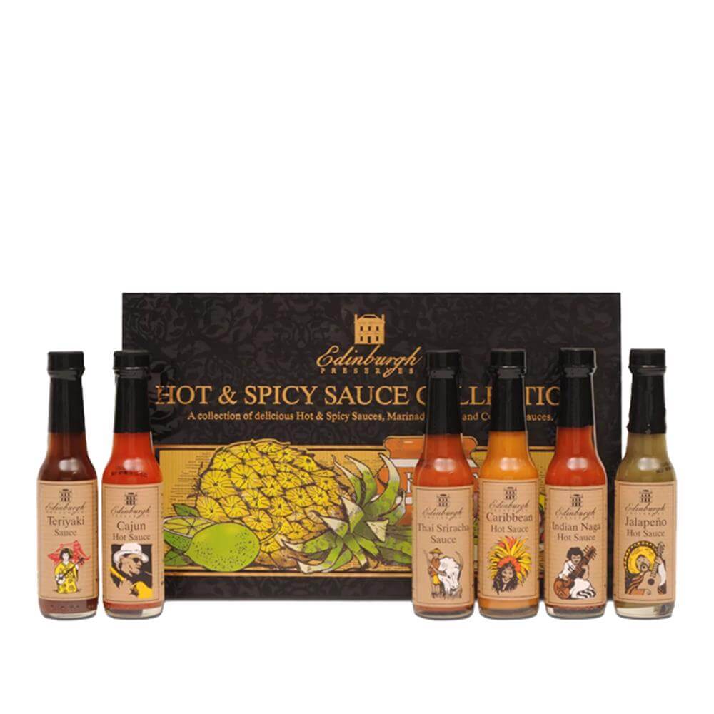 Edinburgh Preserves Hot & Spicy Sauce Collection